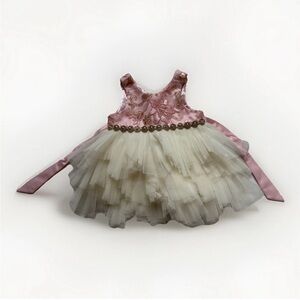 American Princess Baby Pink & White Tutu Dress | Size: 6 Months